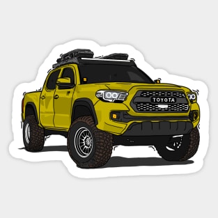 Toyota 4Runner Yellow Sticker